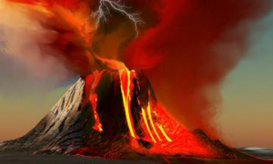 梦见火山爆发 梦见火山爆发岩浆滚滚朝自己方向滚来