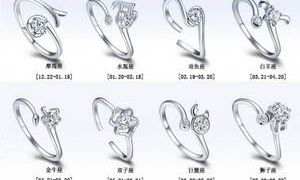 十二星座的结婚戒指怎么画 十二星座戒指图片